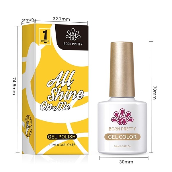 Born Pretty10 ml Jelly Amber Serisi Kedi Gözü Kalıcı oje CMG-07 (55832) - detay görseli 2