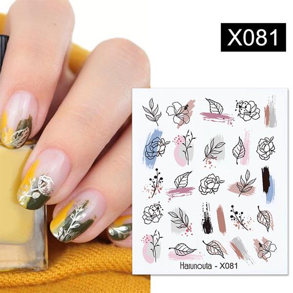 Su transferli nail art sticker X081 (52340-1)