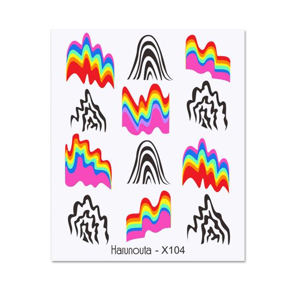Su transferli nail art sticker X104 (53013-4)