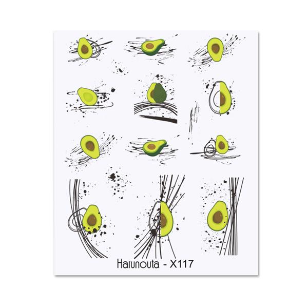 Su transferli nail art sticker X117 (53013-17)