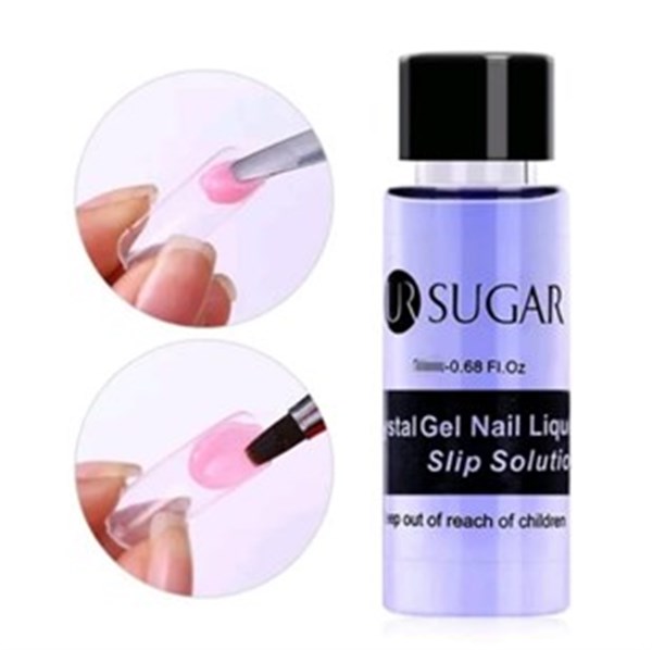 Poly Gel klipsli set (7 parça) - Pink - detay görseli 3