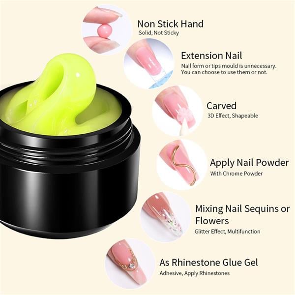 Born Pretty Luminous-Fosforlu Non stick Extension Gel NSG24 (56032)