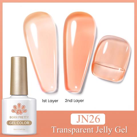 BORN PRETTY 10ml Jelly Nude Seri Kalıcı Oje JN26 (56347)