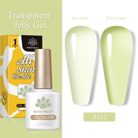 BORN PRETTY 10ml Jelly Nude Seri Kalıcı Oje JN33 (56347)