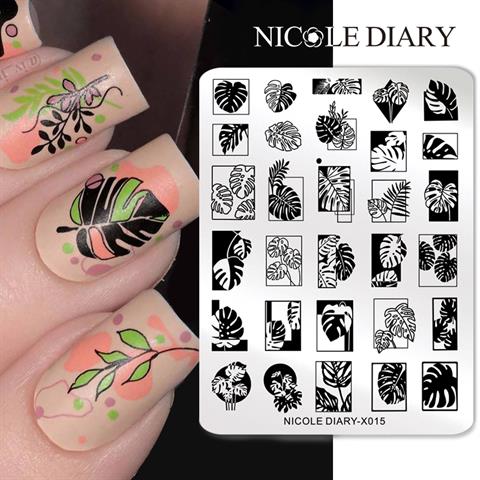 Nicole Diary metal stampa tabakası X015 (56262)