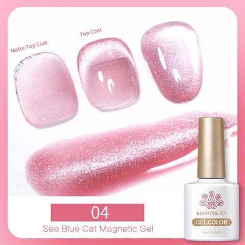 Born Pretty 10 ml Sea Blue Kedi gözü oje SB-04 (56466)