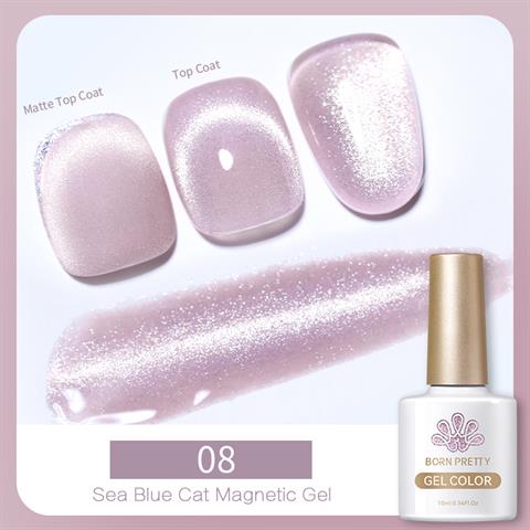 Born Pretty 10 ml Sea Blue Kedi gözü oje SB-08 (56466)