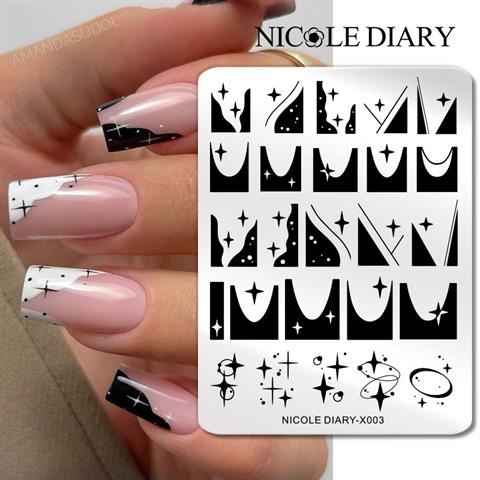 Nicole Diary metal stampa tabakası X003 (56250)