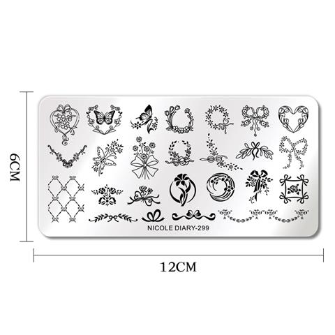 Nicole Diary metal stampa tabakası 299 (56510)