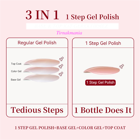 URSUGAR 12 ml 3in1 Kalıcı Oje UR-S21 (60018)