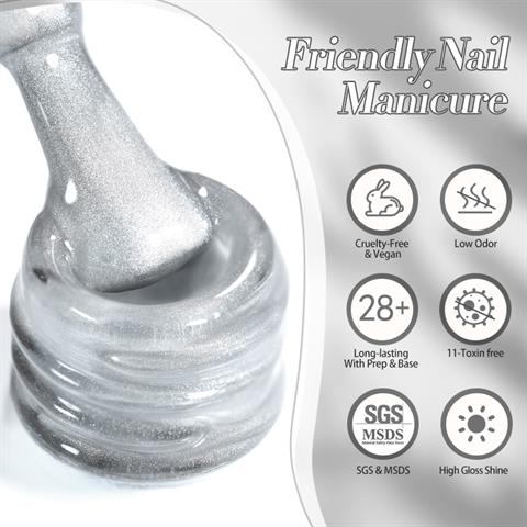 BORN PRETTY 10ml White Kedi Gözü Kalıcı Oje 60289
